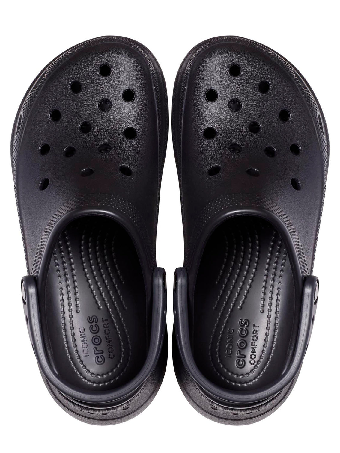 Zueco Plataforma Mujer Bae Clog Negro Crocs