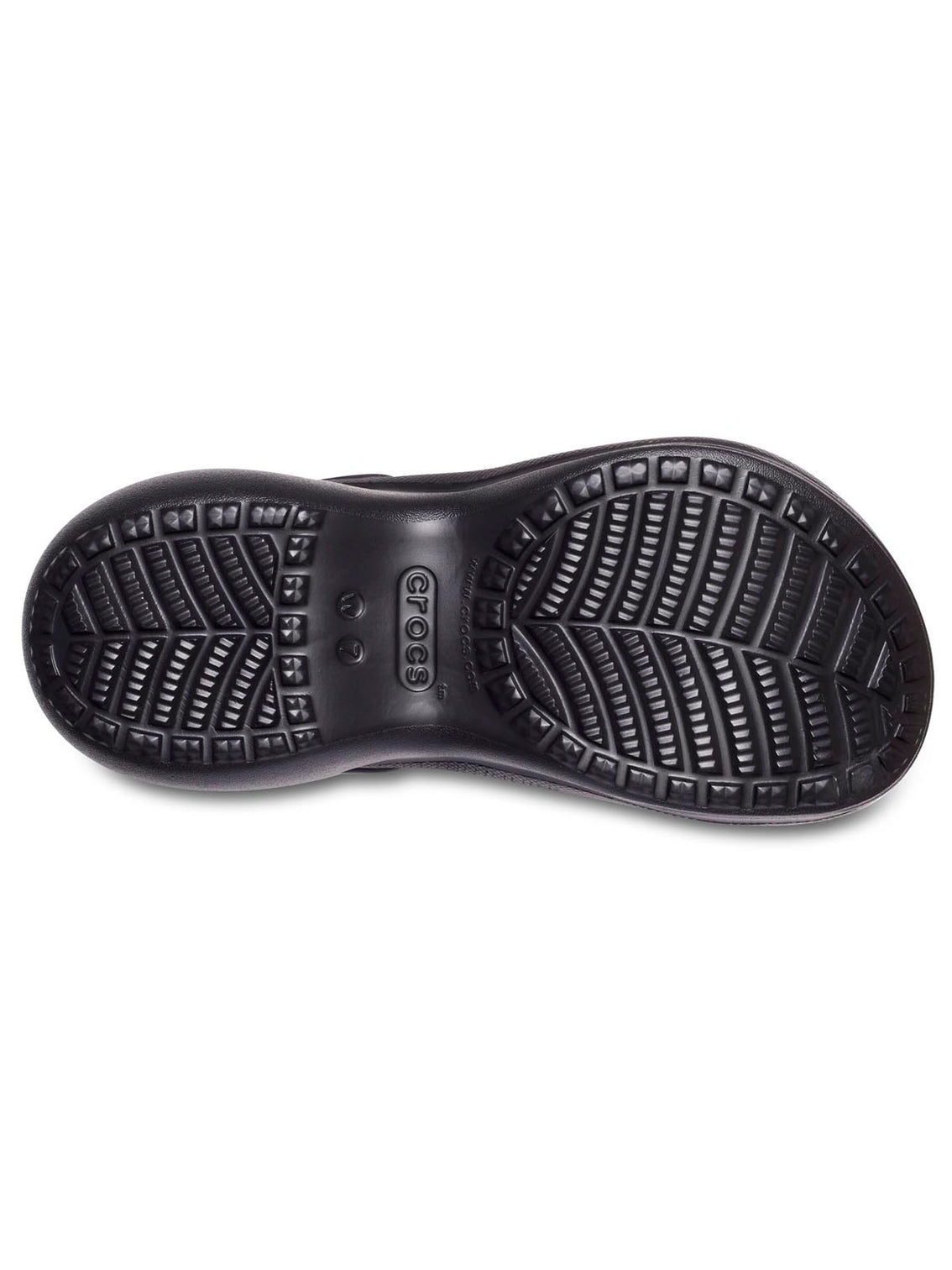 Zueco Plataforma Mujer Bae Clog Negro Crocs