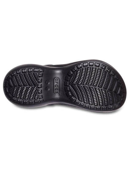 Zueco Plataforma Mujer Bae Clog Negro Crocs