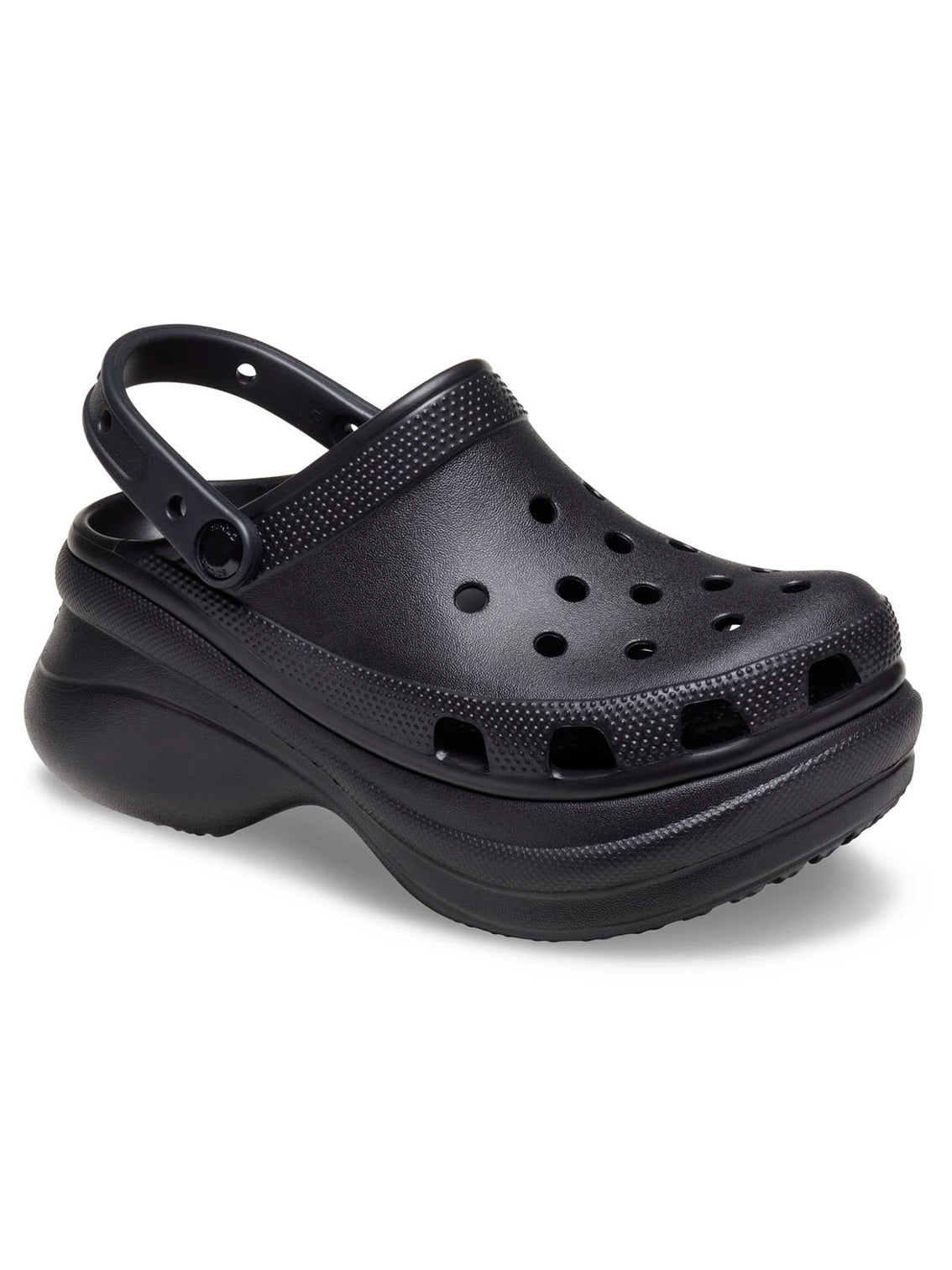 Zueco Plataforma Mujer Bae Clog Negro Crocs