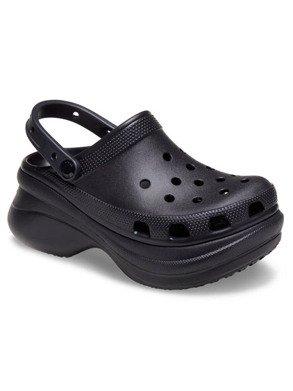 Zueco Plataforma Mujer Bae Clog Negro Crocs