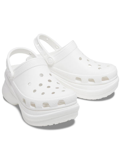 Zueco Plataforma Mujer Bae Clog Blanco Crocs