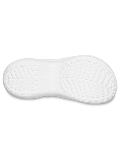 Zueco Plataforma Mujer Bae Clog Blanco Crocs