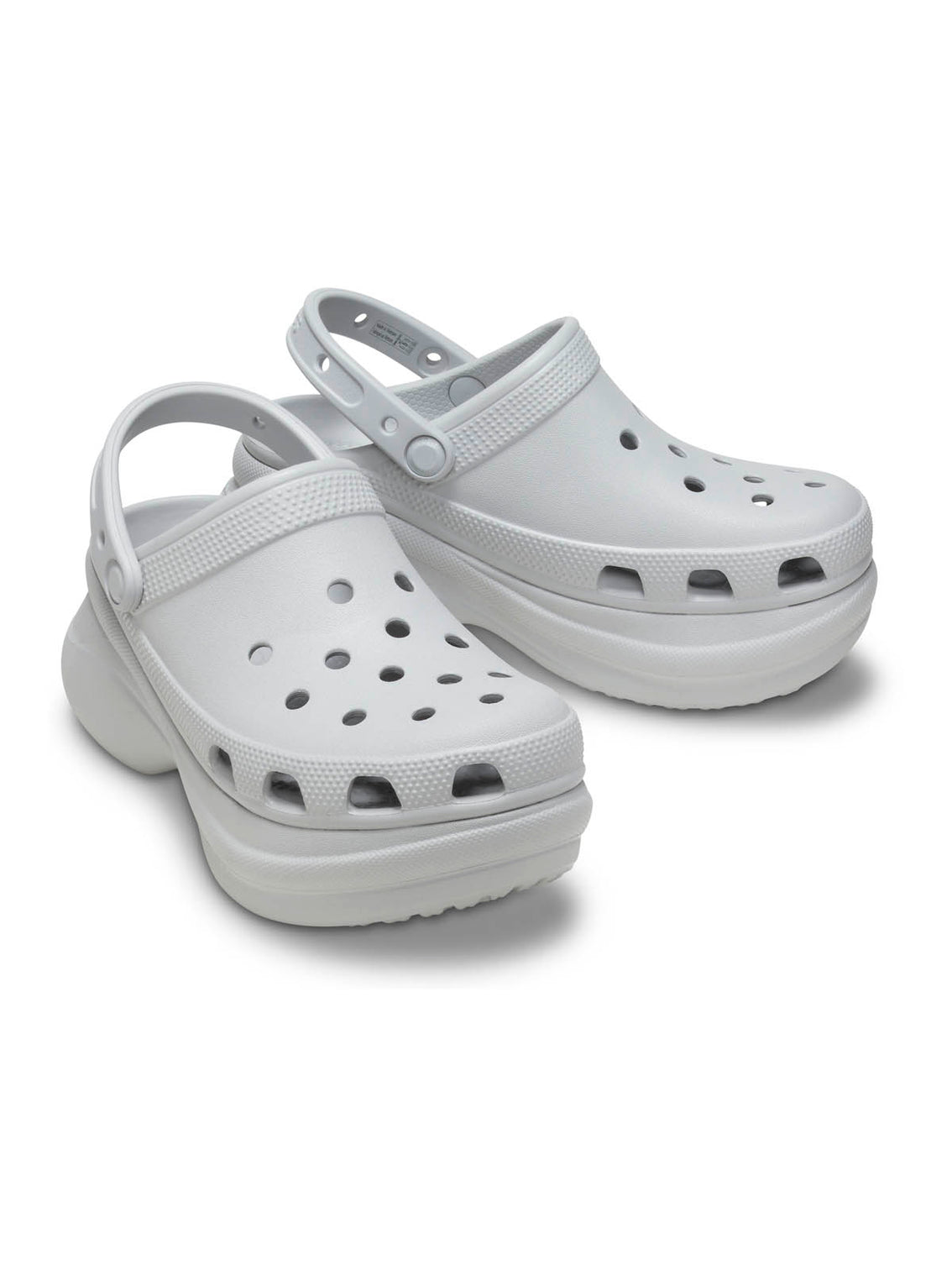 Zueco Plataforma Mujer Bae Clog Gris Crocs