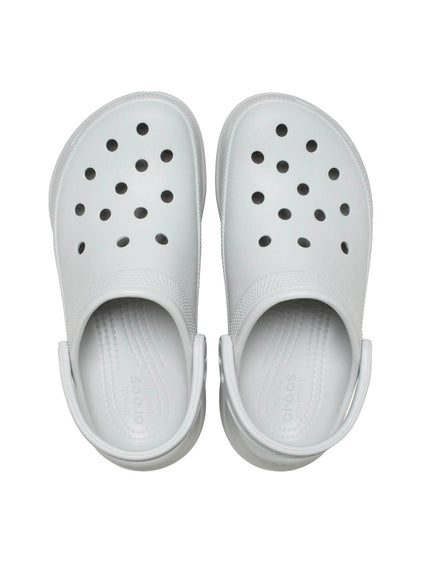 Zueco Plataforma Mujer Bae Clog Gris Crocs