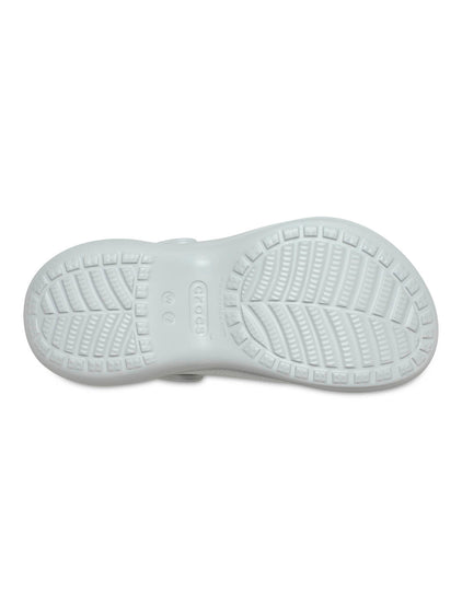 Zueco Plataforma Mujer Bae Clog Gris Crocs
