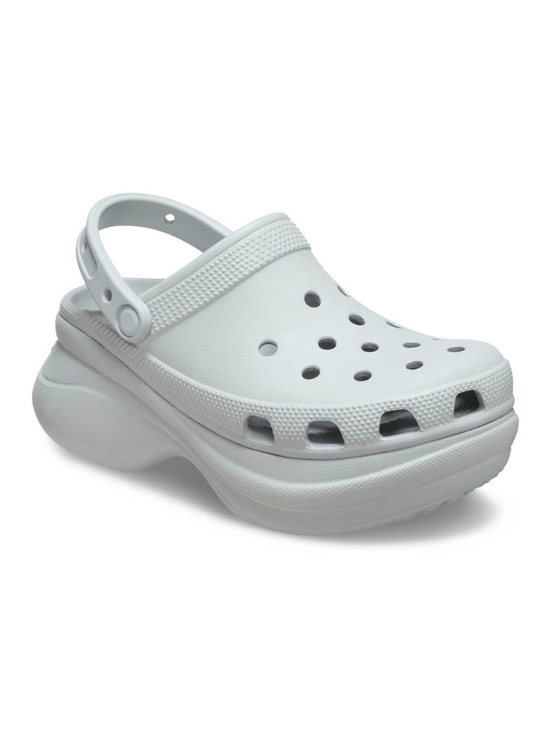 Zueco Plataforma Mujer Bae Clog Gris Crocs