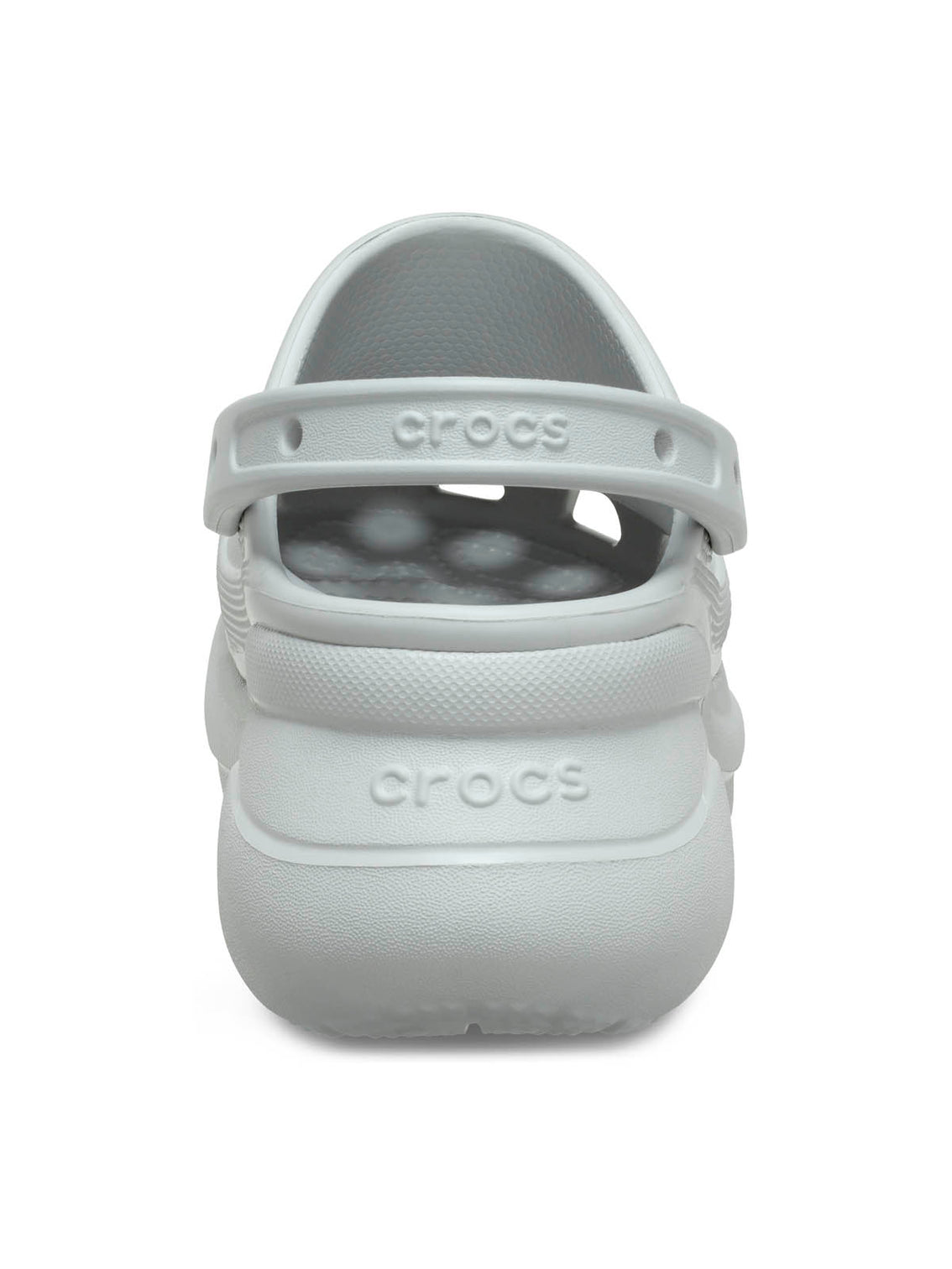 Zueco Plataforma Mujer Bae Clog Gris Crocs