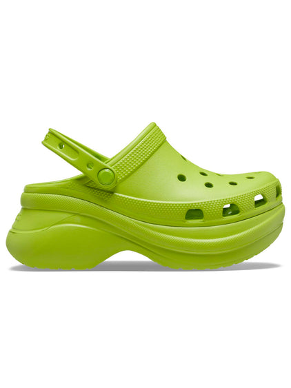 Zueco Plataforma Mujer Bae Clog Verde Crocs