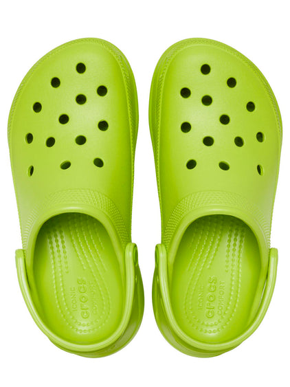 Zueco Plataforma Mujer Bae Clog Verde Crocs