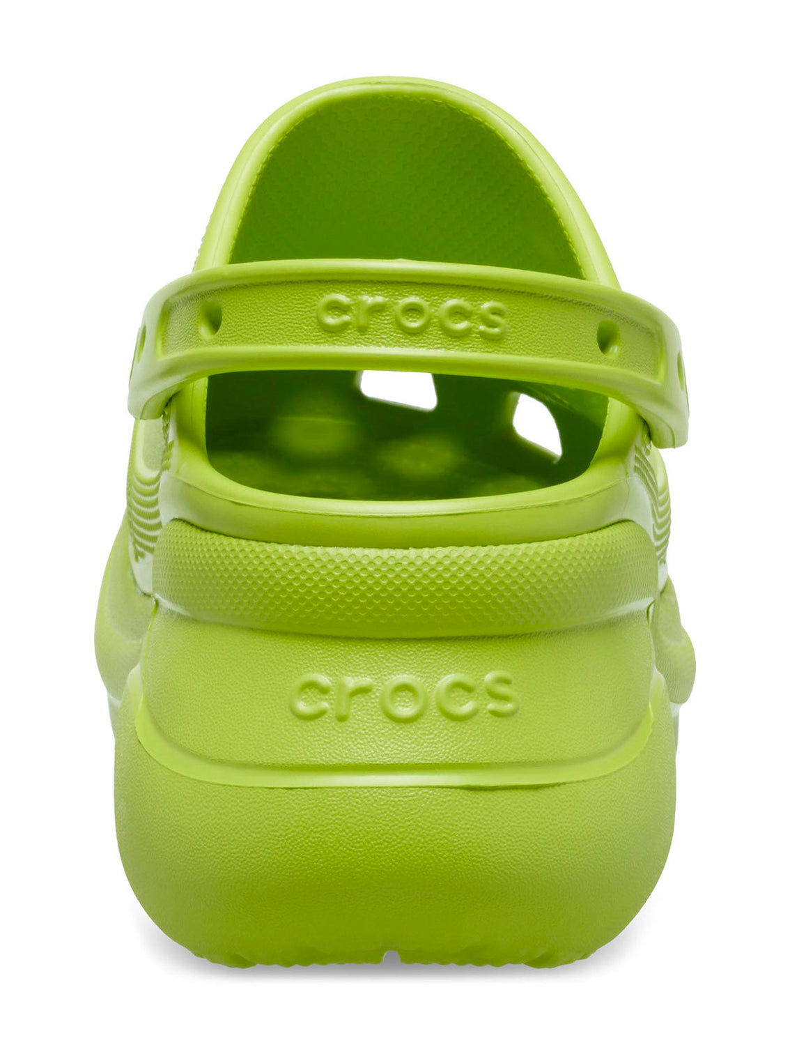 Zueco Plataforma Mujer Bae Clog Verde Crocs