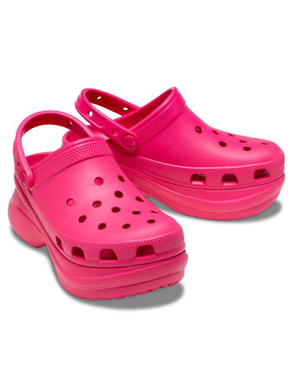 Zueco Plataforma Mujer Bae Clog Rosa Crocs