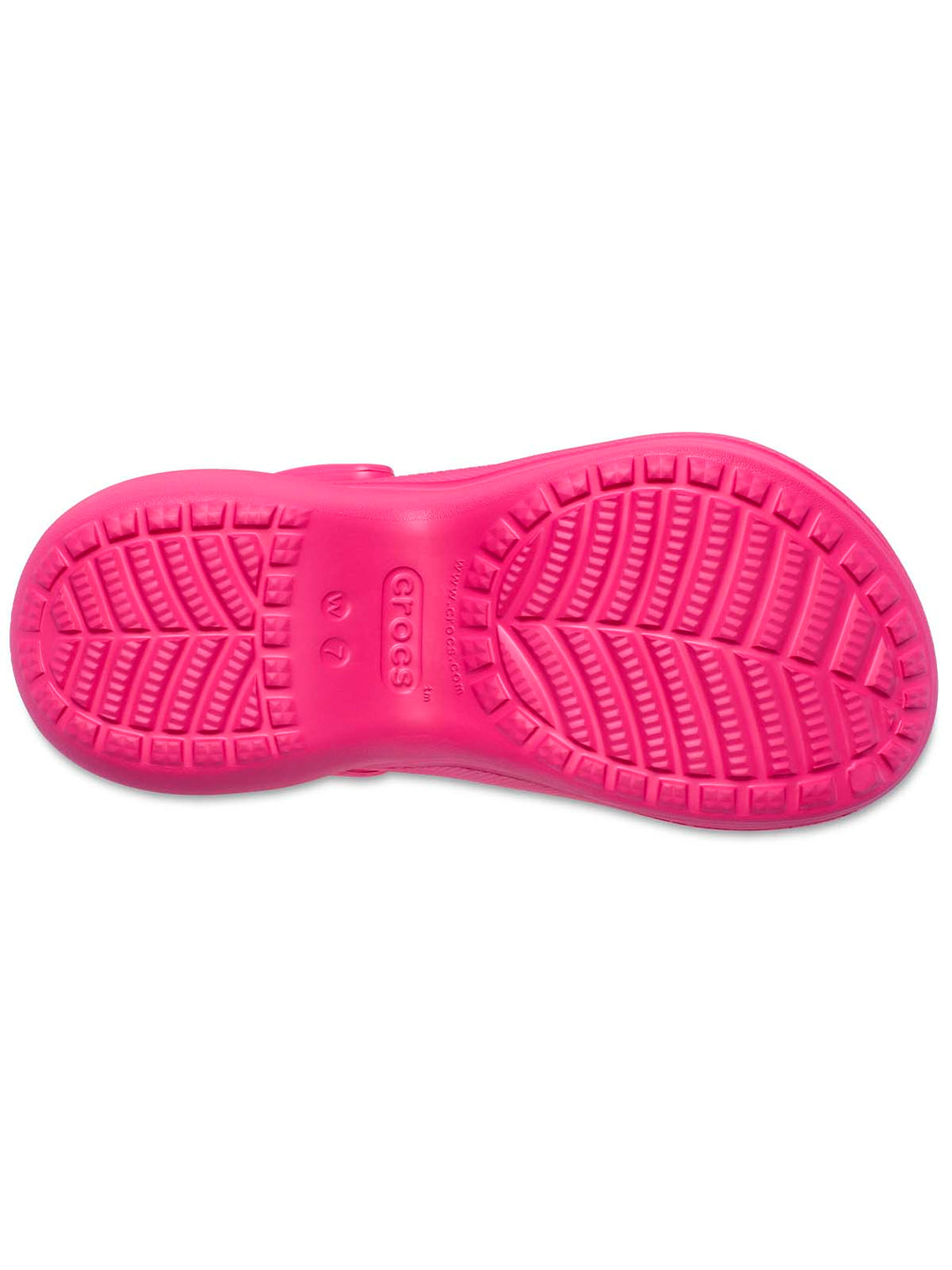 Zueco Plataforma Mujer Bae Clog Rosa Crocs