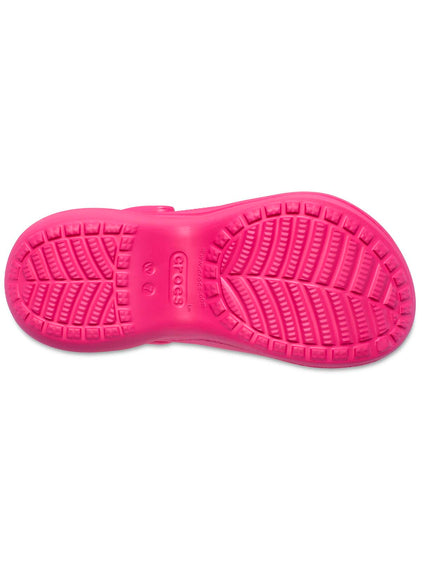 Zueco Plataforma Mujer Bae Clog Rosa Crocs
