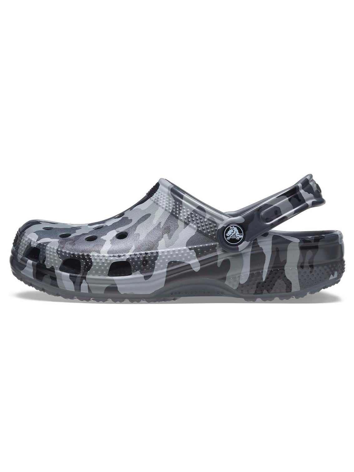 Zueco Unisex Classic Printed Camo Clog Gris Crocs