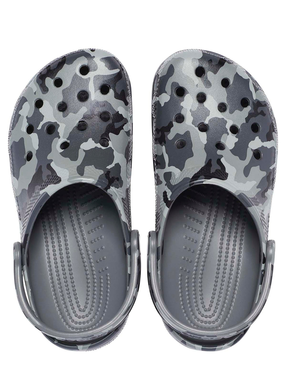 Zueco Unisex Classic Printed Camo Clog Gris Crocs