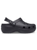 Zueco Plataforma Mujer Classic Negro Crocs