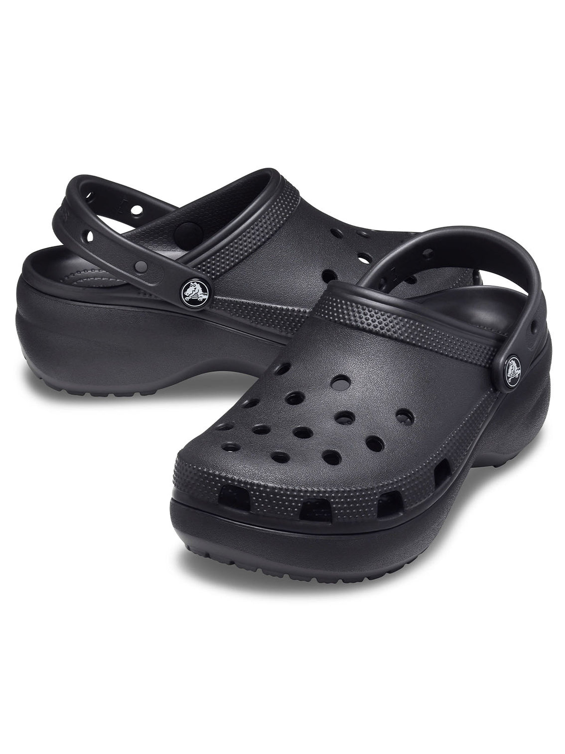 Zueco Plataforma Mujer Classic Negro Crocs