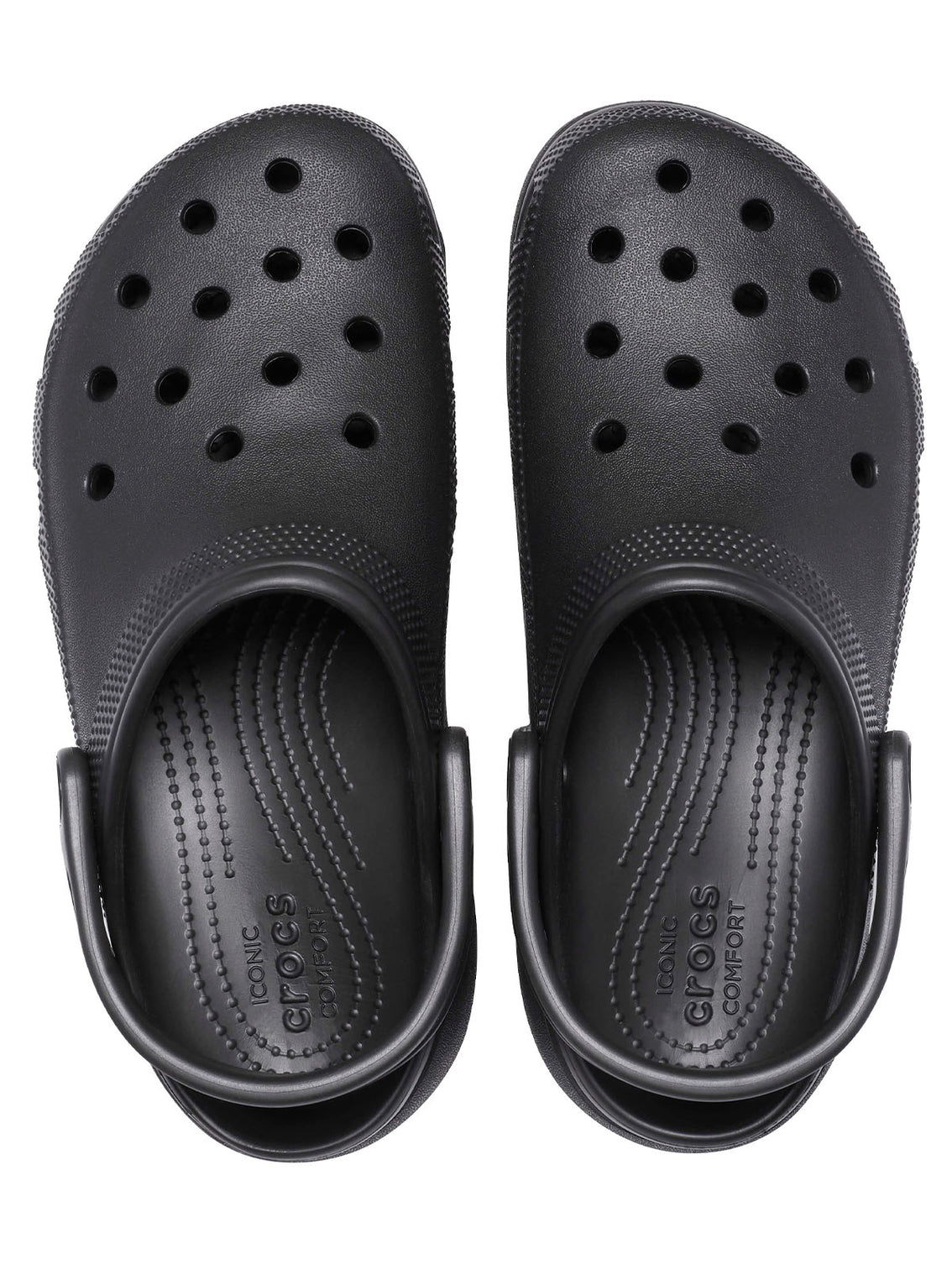 Zueco Plataforma Mujer Classic Negro Crocs
