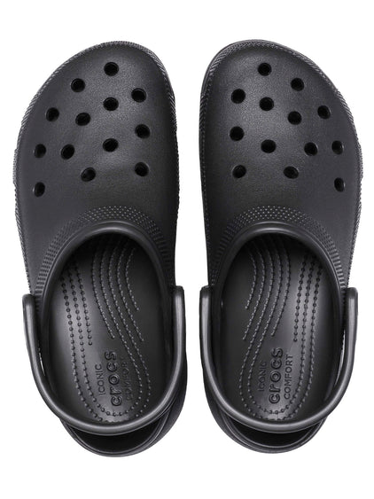 Zueco Plataforma Mujer Classic Negro Crocs