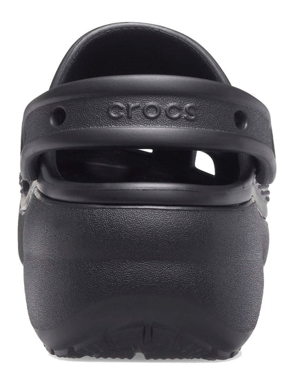 Zueco Plataforma Mujer Classic Negro Crocs