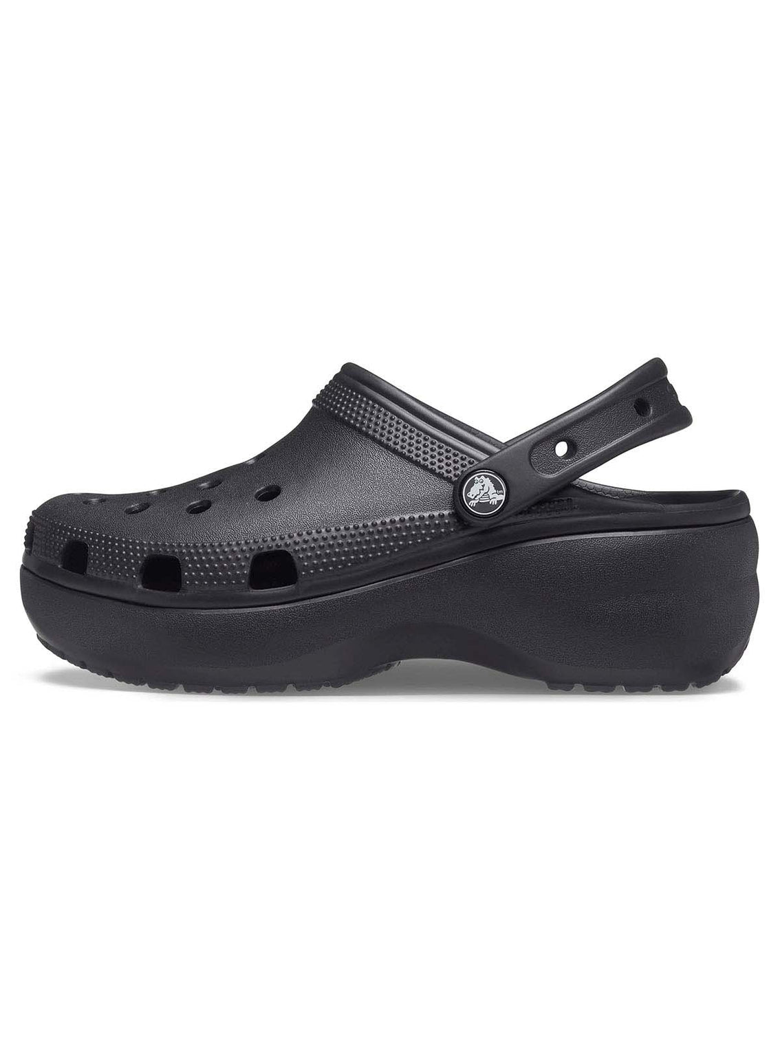 Zueco Plataforma Mujer Classic Negro Crocs