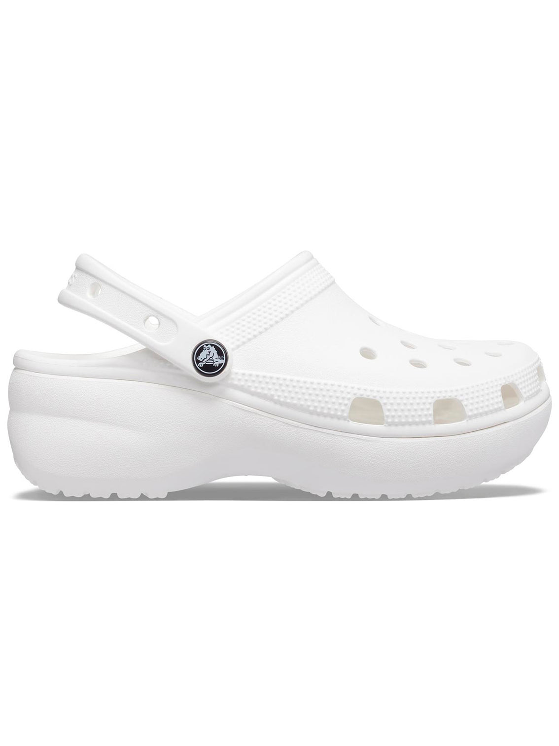 Zueco Plataforma Mujer Classic Blanco Crocs