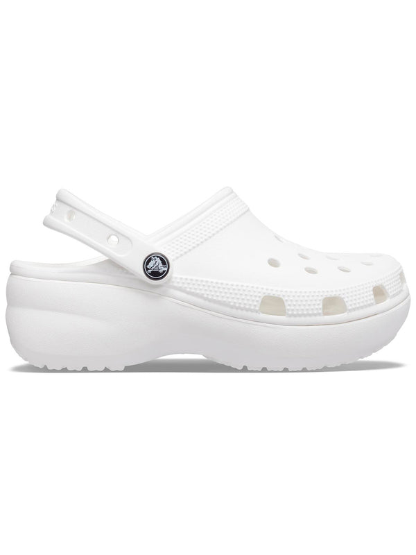 Zueco Plataforma Mujer Classic Blanco Crocs