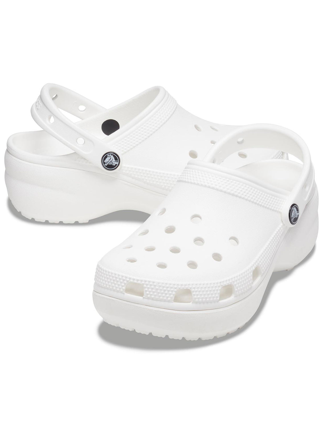 Zueco Plataforma Mujer Classic Blanco Crocs
