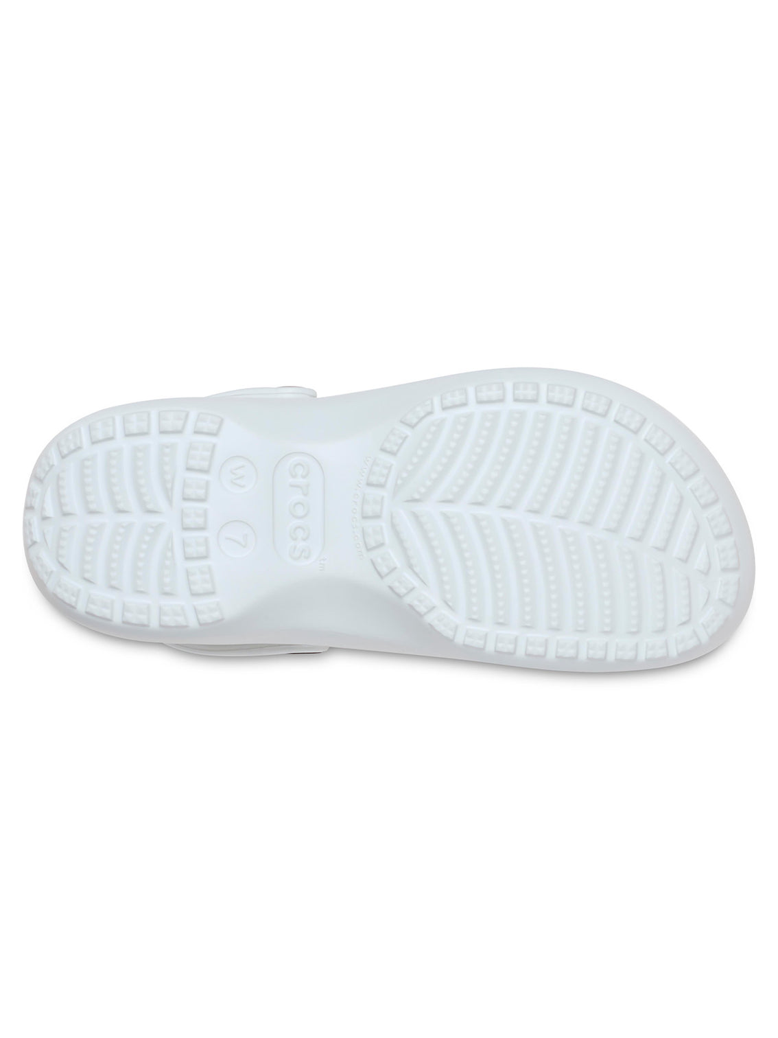Zueco Plataforma Mujer Classic Gris Claro Crocs