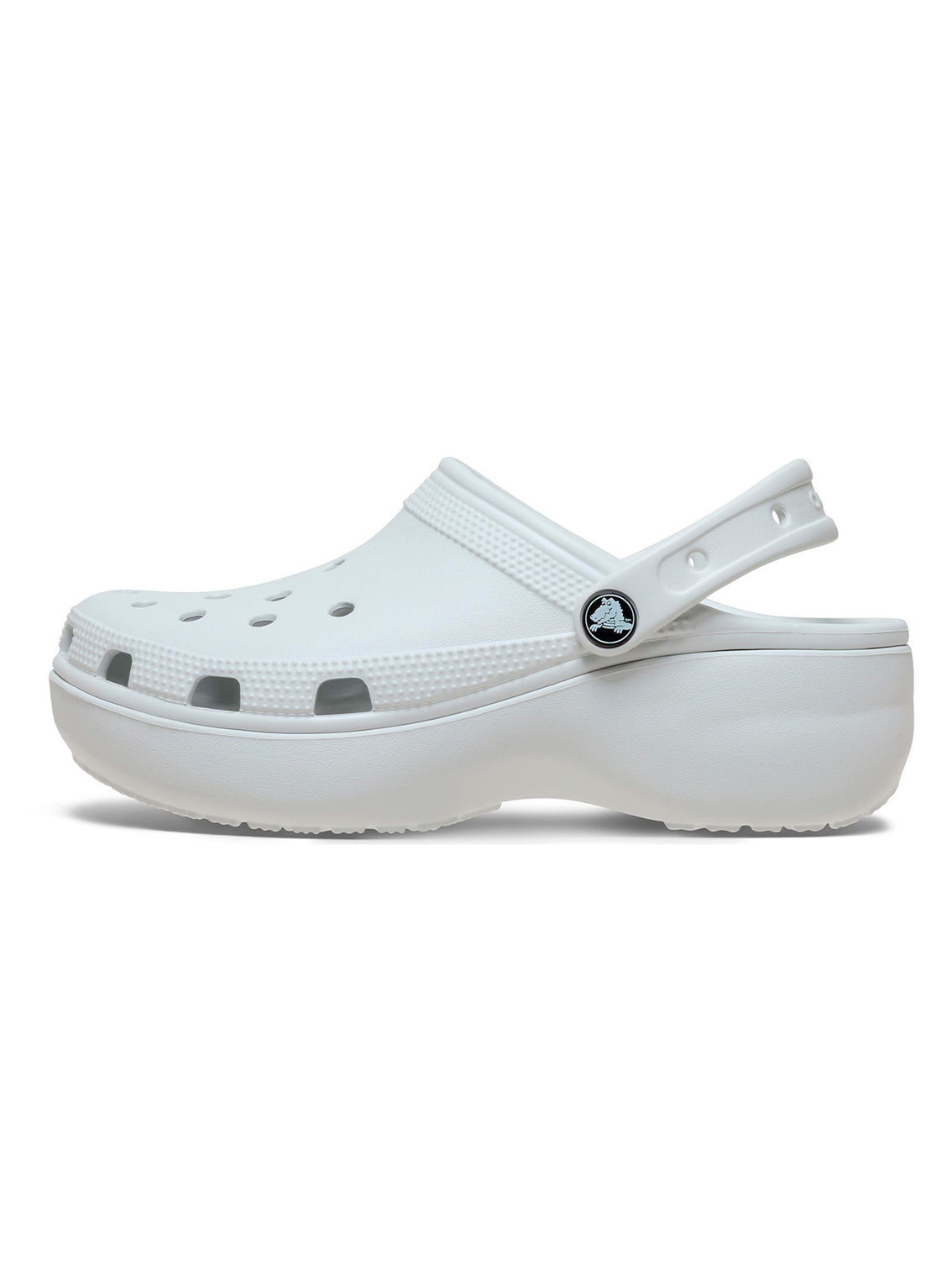 Zueco Plataforma Mujer Classic Gris Claro Crocs