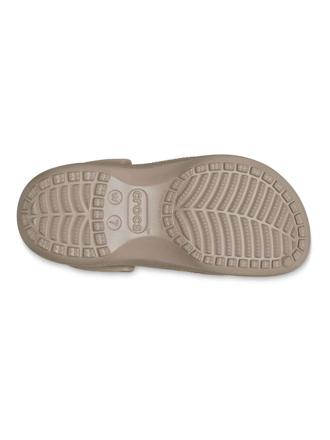 Zueco Plataforma Mujer Classic Café Crocs