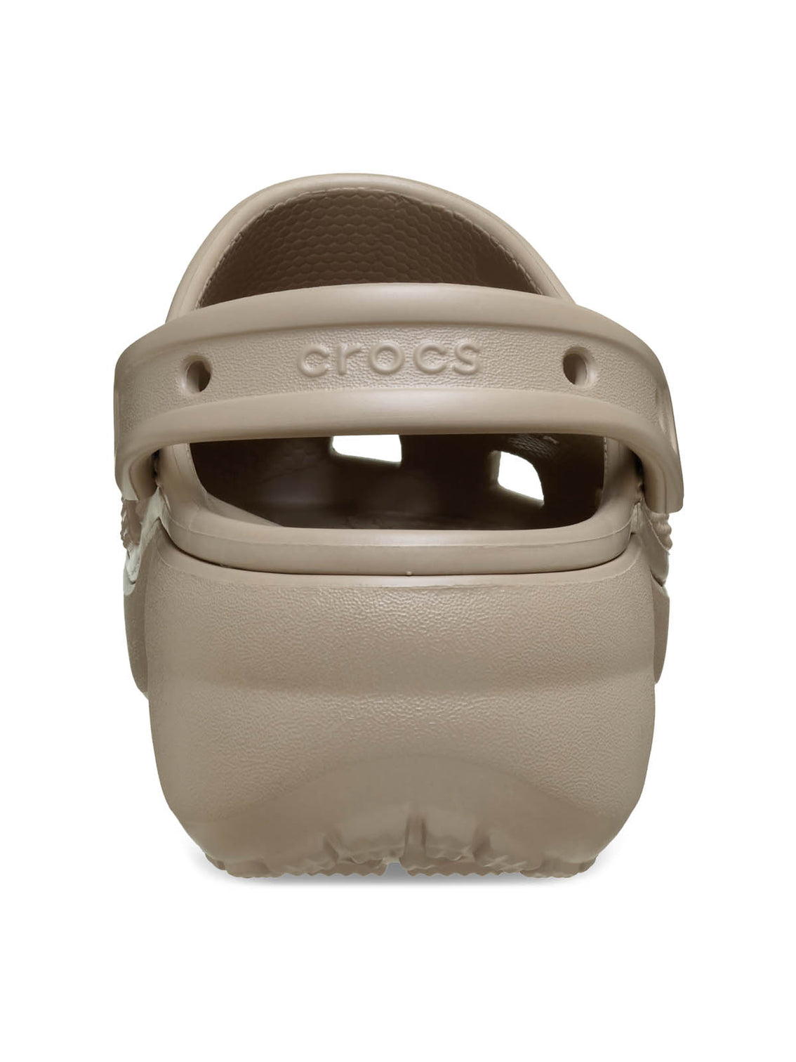 Zueco Plataforma Mujer Classic Café Crocs