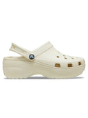 Zueco Plataforma Mujer Classic Beige Crocs
