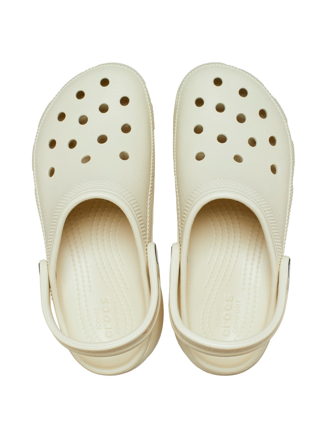 Zueco Plataforma Mujer Classic Beige Crocs