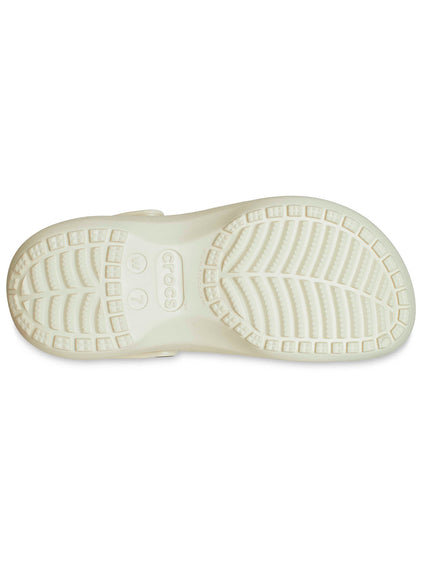 Zueco Plataforma Mujer Classic Beige Crocs