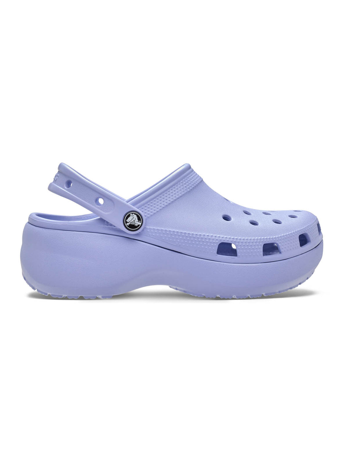 Zueco Plataforma Mujer Classic Lila Crocs