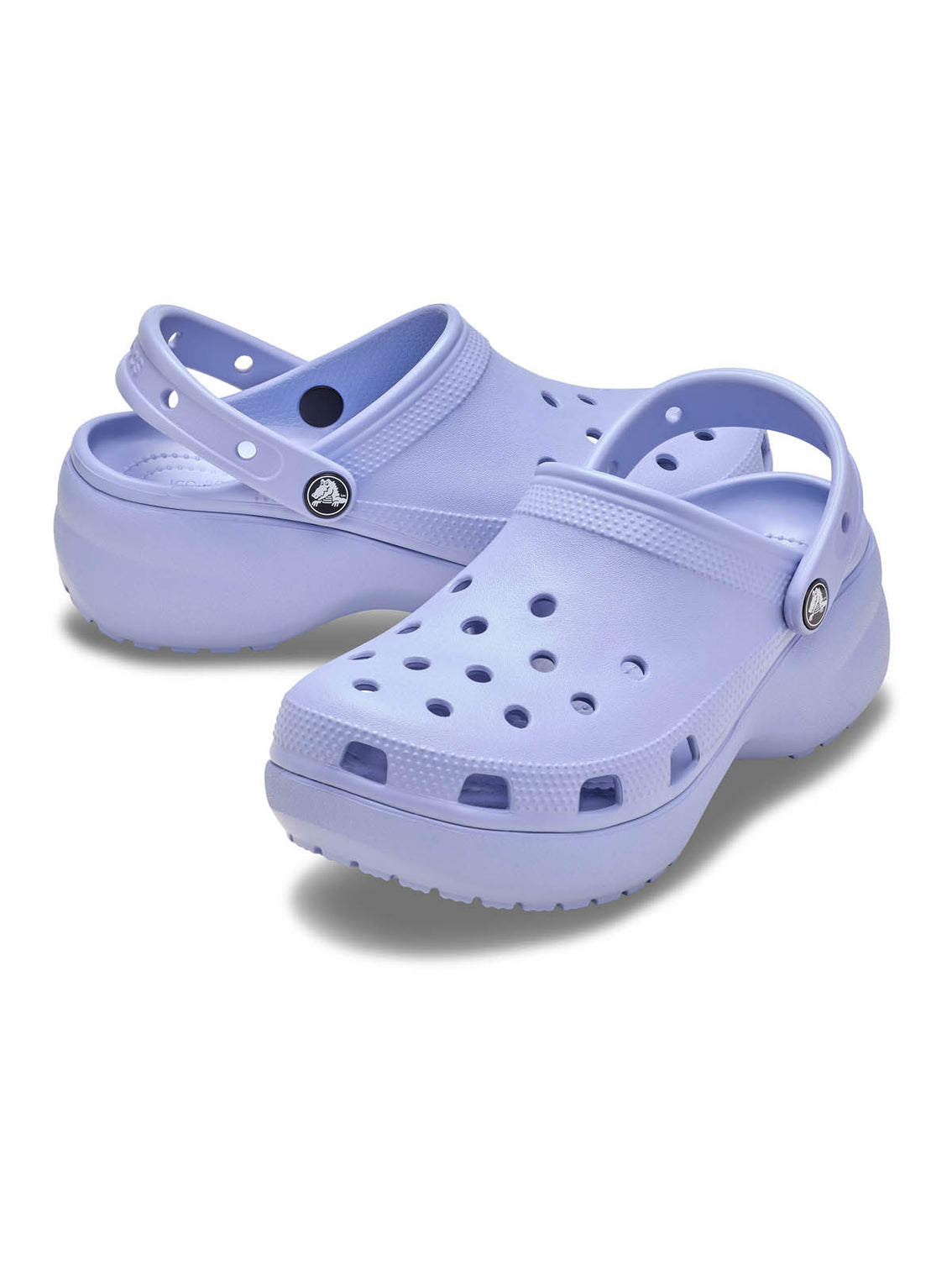 Zueco Plataforma Mujer Classic Lila Crocs