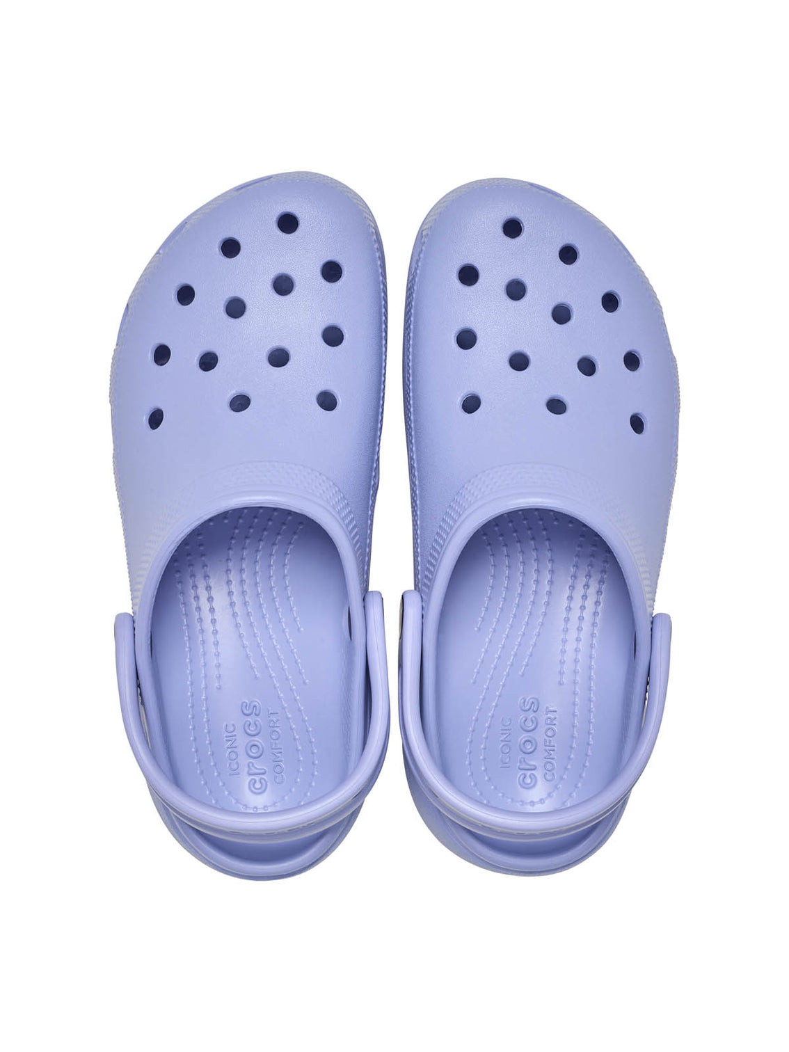 Zueco Plataforma Mujer Classic Lila Crocs