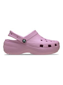 Zueco Plataforma Mujer Classic Morado Crocs