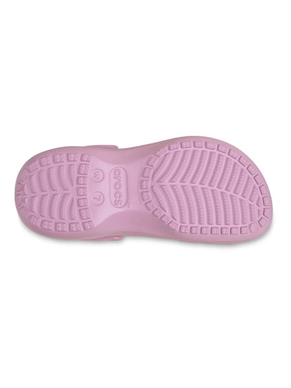 Zueco Plataforma Mujer Classic Morado Crocs