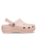 Zueco Plataforma Mujer Classic Rosa Crocs