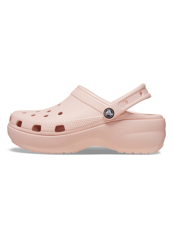 Zueco Plataforma Mujer Classic Rosa Crocs