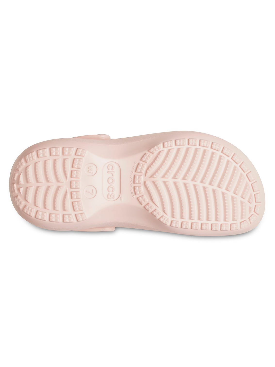 Zueco Plataforma Mujer Classic Rosa Crocs