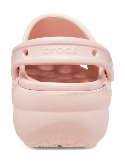 Zueco Plataforma Mujer Classic Rosa Crocs