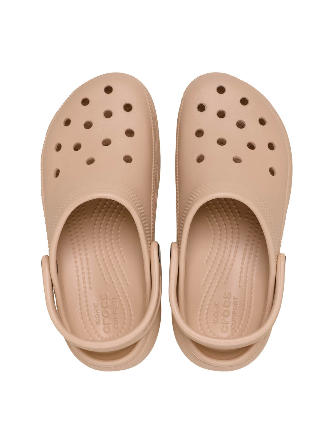 Zueco Plataforma Mujer Classic Rosa Caramelo Crocs
