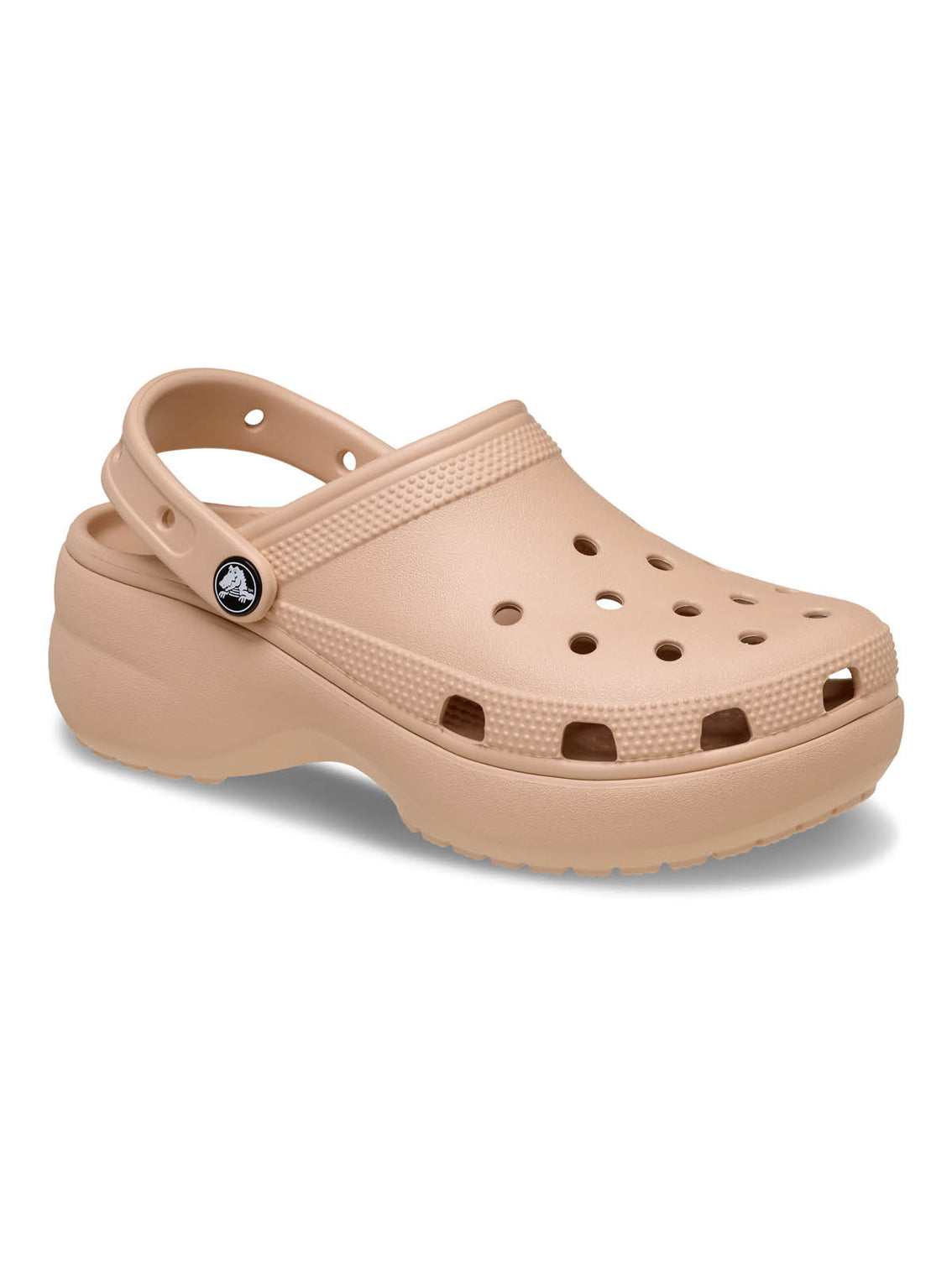 Zueco Plataforma Mujer Classic Rosa Caramelo Crocs