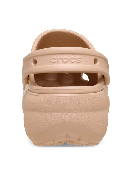 Zueco Plataforma Mujer Classic Rosa Caramelo Crocs