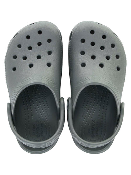 Zueco Niños Pequeños Classic Clog Gris Crocs