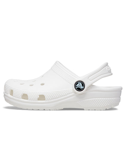 Zueco Niños Pequeños Classic Clog Blanco Crocs